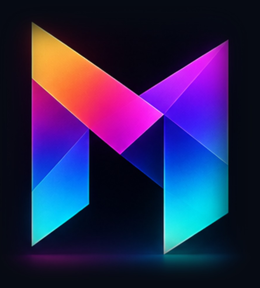 Kolorowe logo M Reverse Marketing